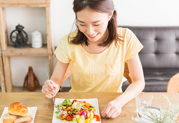 バランスの良い食事を心がける