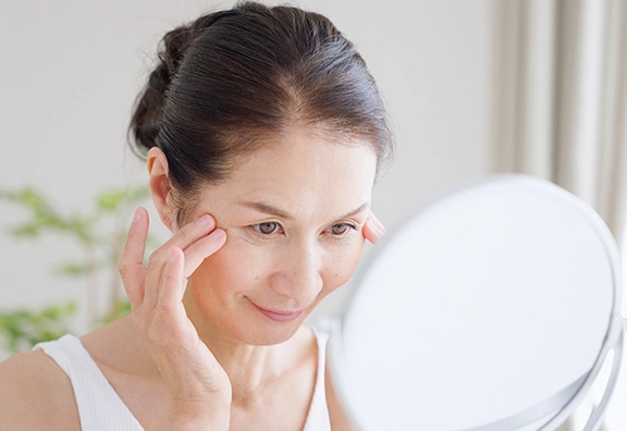 小じわ・乾燥によるエイジングサイン